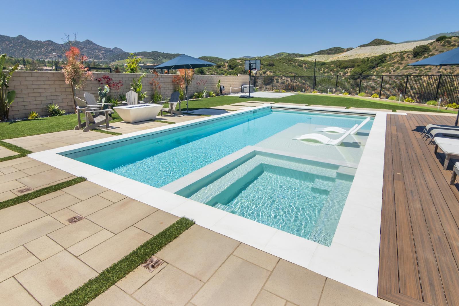 Luxury finished pool project in Agoura Hills by Pool Masters LA — photo 3