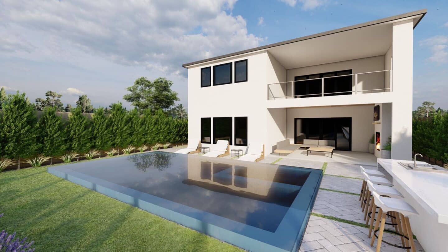 Luxury finished pool project in Porter Ranch by Pool Masters LA