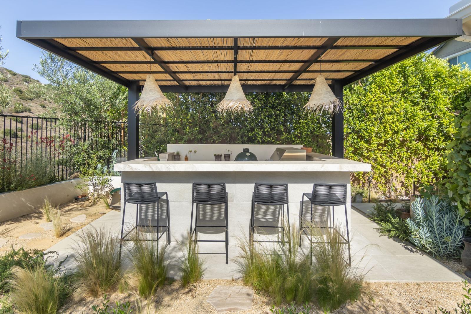 Outdoor living and entertainment pool project in West Hills by Pool Masters LA