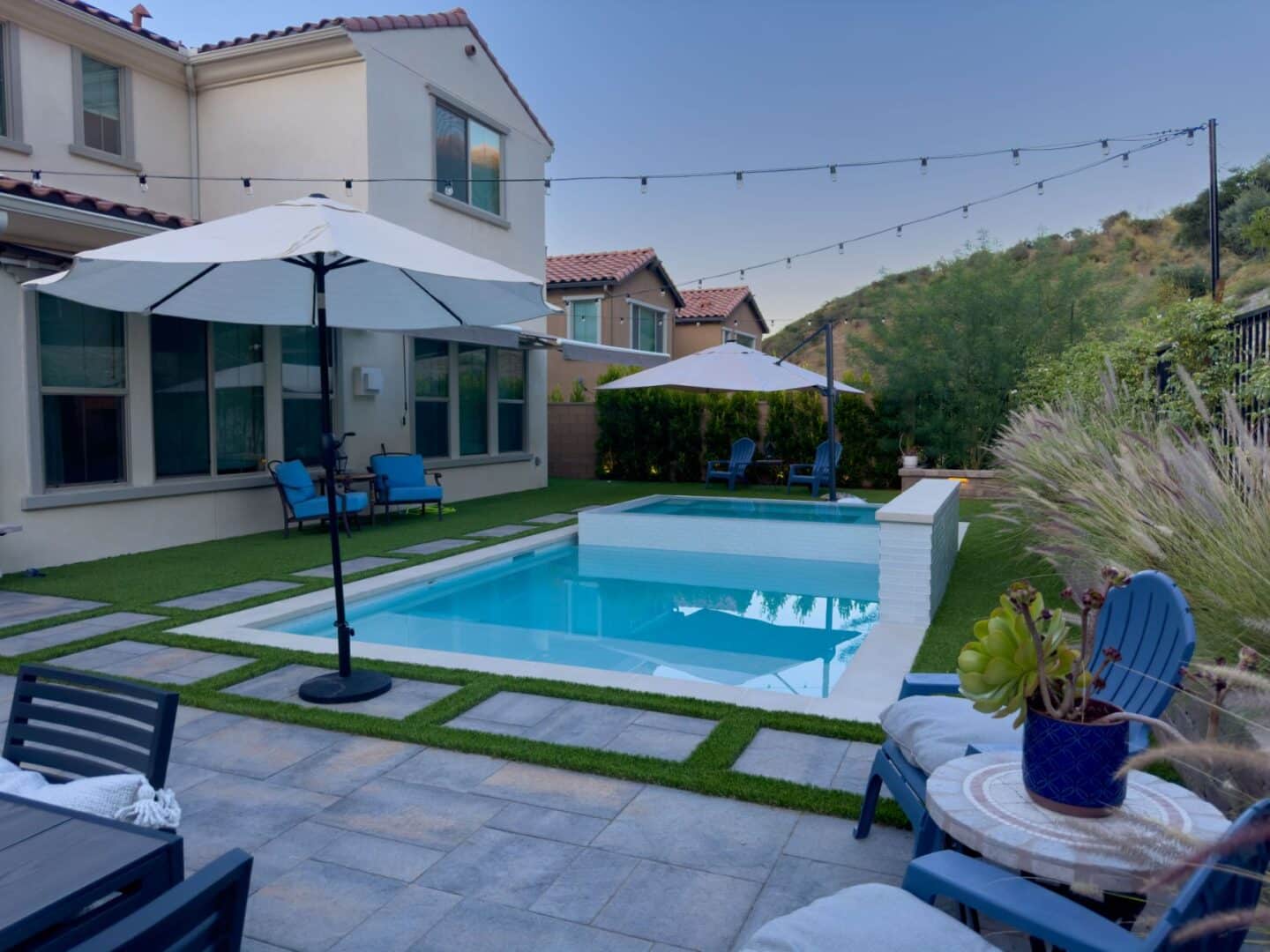 Luxury finished pool project in West Hills by Pool Masters LA — photo 2